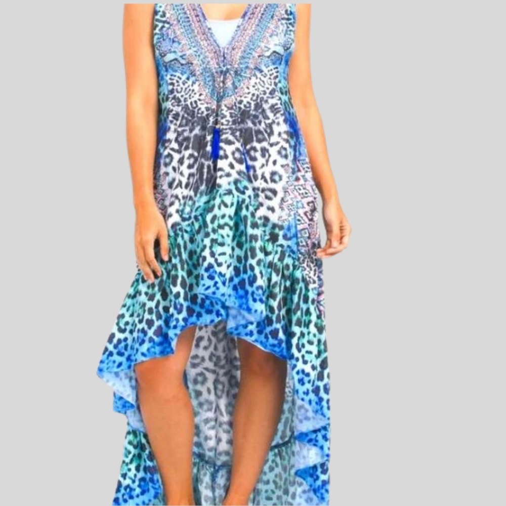 La Moda True Colors Hi-Lo Swimsuit Cover-Up